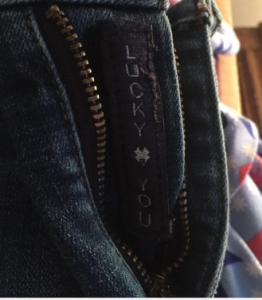 lucky jeans lucky you tag