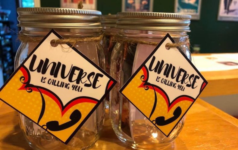 Universe calls mason jars